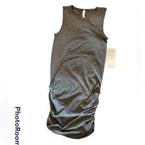 Lululemon Vintage Women's "In the Flow Dress" Gray Size 4 NWT